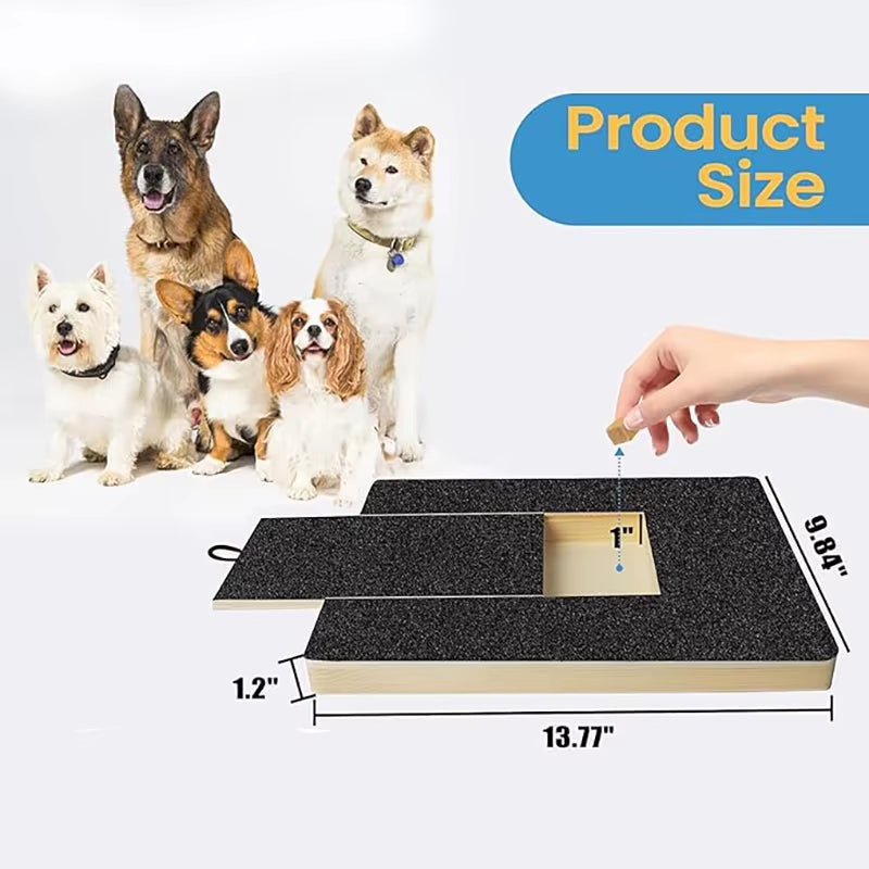 Professional Pet Nail File Board for Dogs - Emery Sandpaper Trimming and Polishing Pad