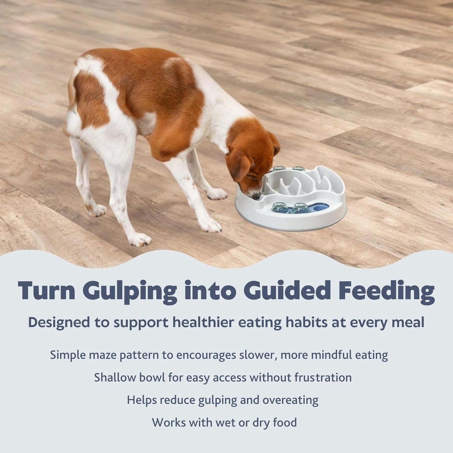 Engage Your Dog's Mind with the Slide & Feed Interactive Treat Dispenser Toy - Level 1 Puzzle Game for All Breeds